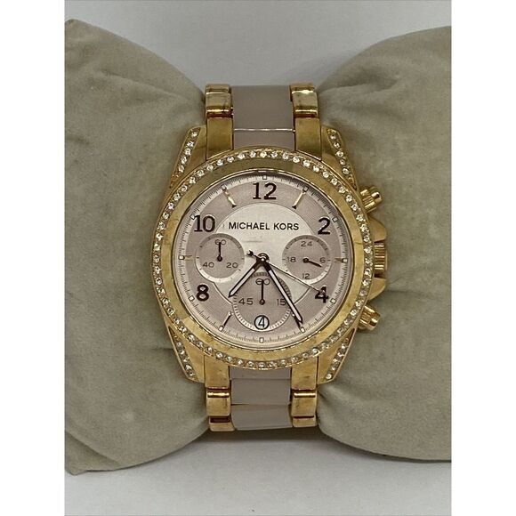 Michael Kors Blair MK5943 Women's Stainless Steel Analog Dial Quartz Watch RQ38 - Picture 1 of 12